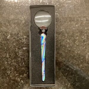 Magnifying Glass Multicolored Swirl Handle With Box